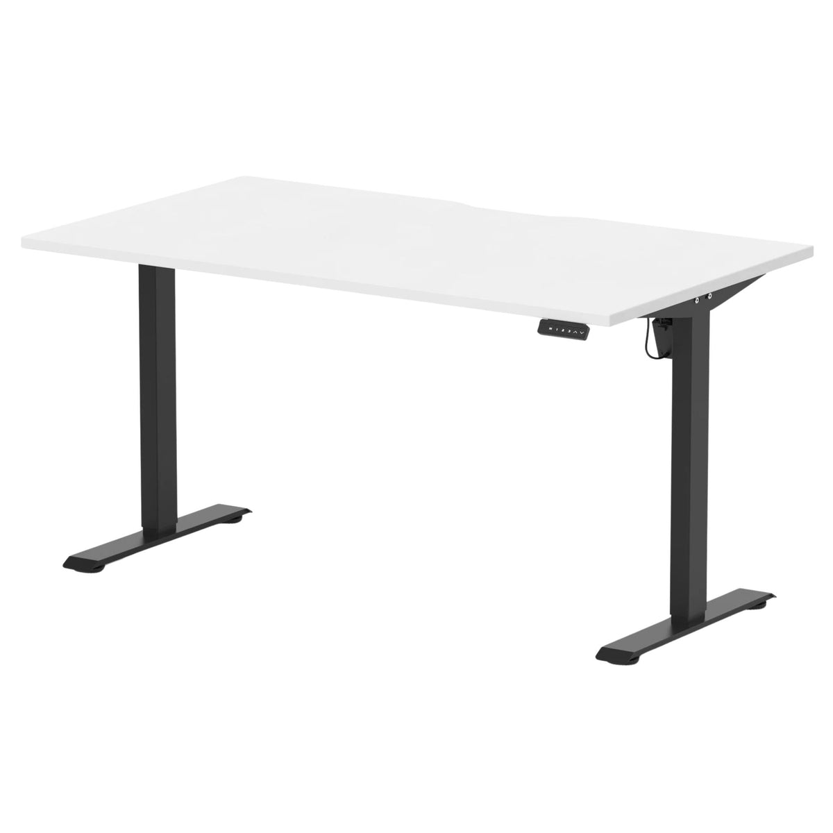 Air Lite Height Adjustable Desk With Scalloped Edge