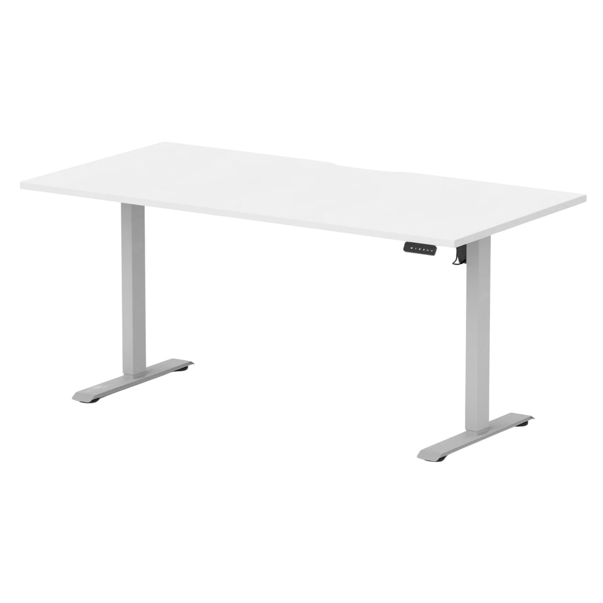Air Lite Height Adjustable Desk With Scalloped Edge